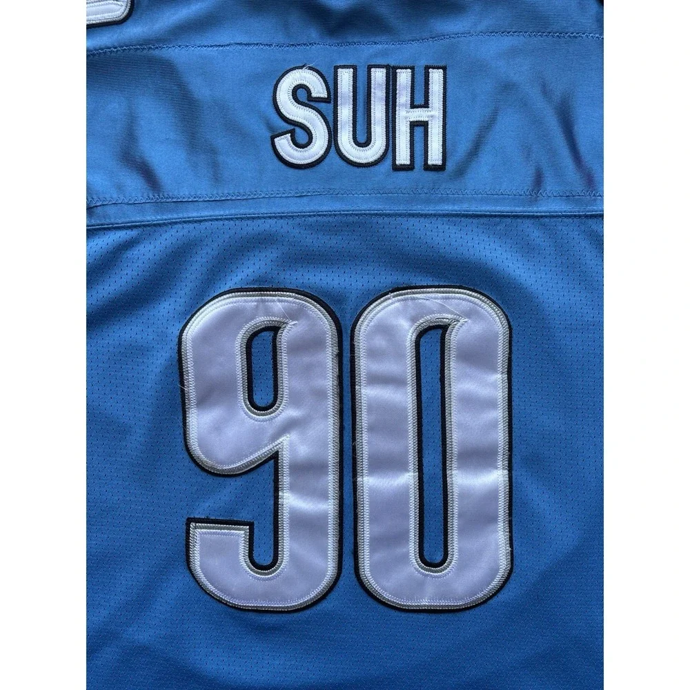 Vintage Detroit Lions Ndamukong Suh #90 NFL Jersey Reebok Size 50 Stitched